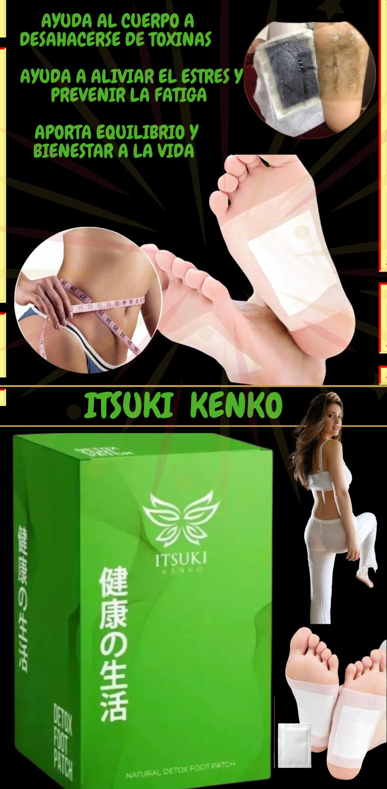 ITSUKI KENKO PARCHE DESINTOXICANTE