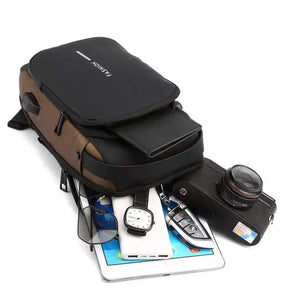 Mochila Morral Antirrobo Usb Impermeable con Clave